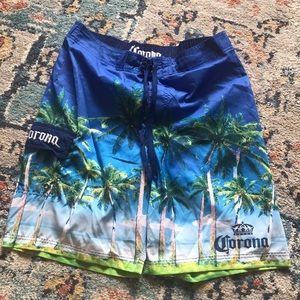 Corona themed men’s bathing suit